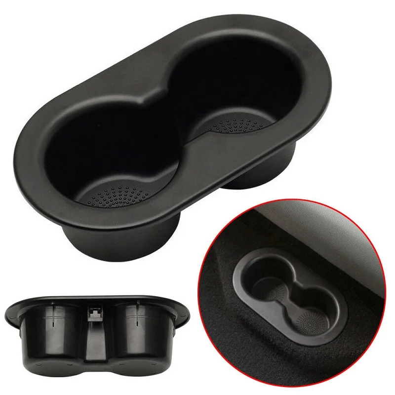 Car Cup Holder Rear Seat Dual Drink Cup Holder 5HD65DX9AC Car Accessories Supplies Goods for Dodge Ram 1500 2500 3500 02-16