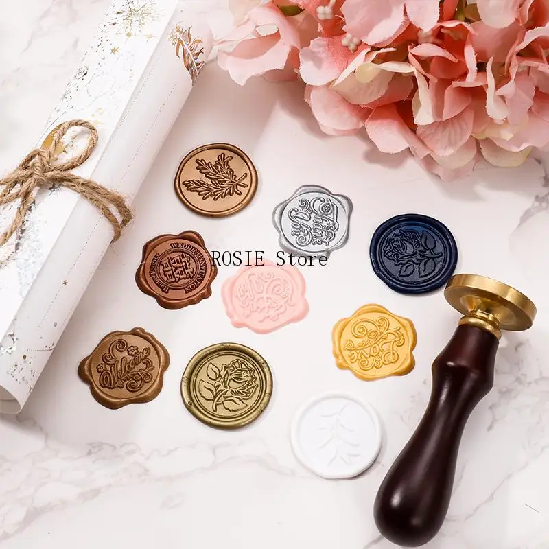 1PC Wax Seal Stamp Vintage Craft Sealing Stamp Head For Cards Envelope Wedding Invitations Gift Packaging Scrapbooking