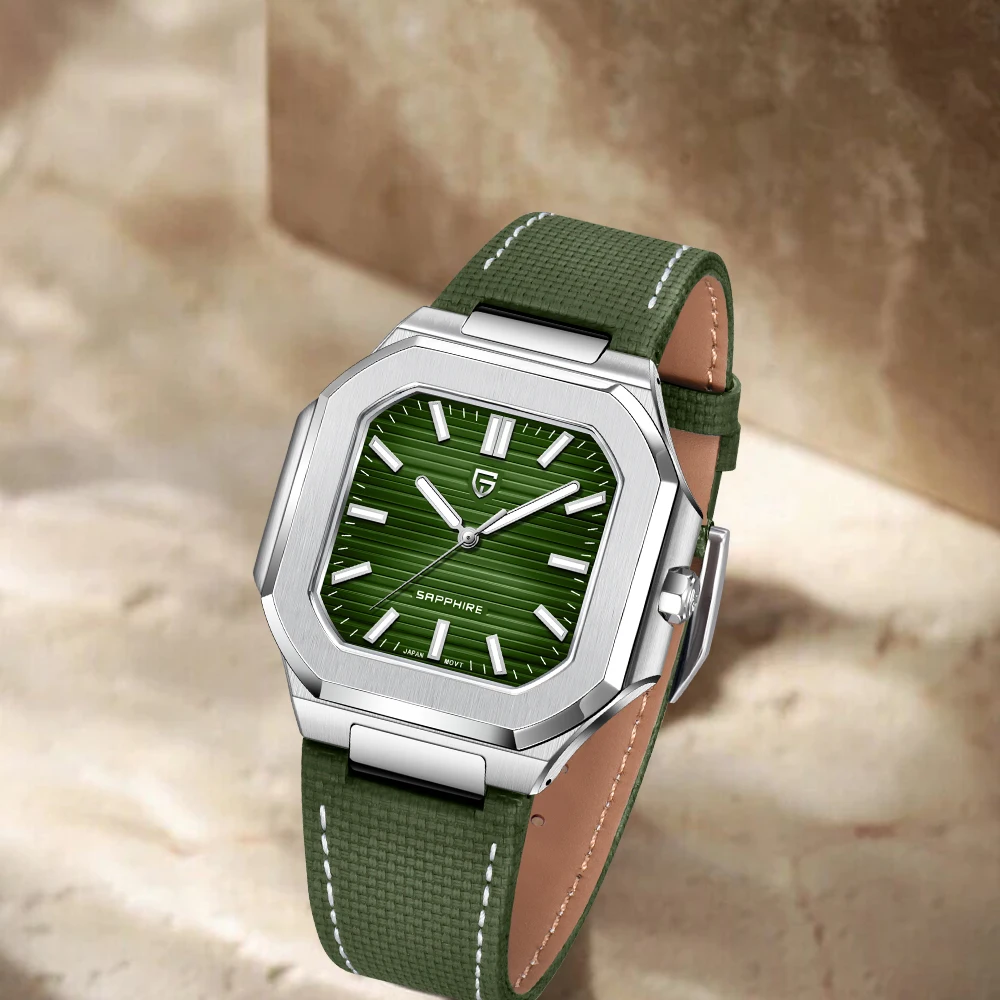 

PAGANI DESIGN 2026 New Men's Quartz Watch Retro Modern Style 50m Waterproof Luminous Hands Stainless Steel Watch Sapphire Glass
