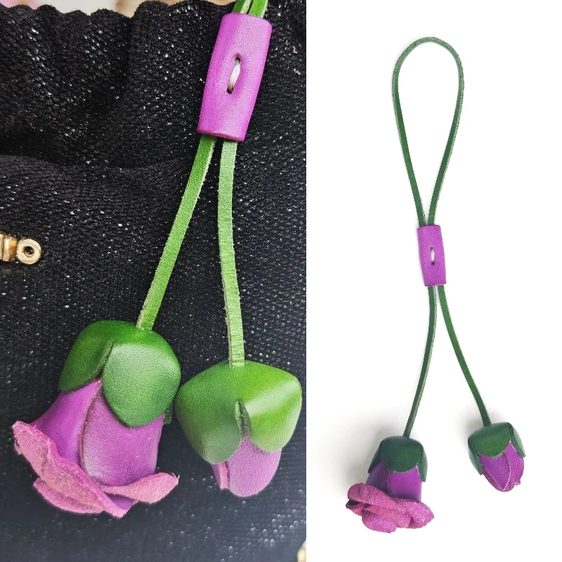 

Плюшевая кожаная сумка, подвеска в виде цветочного шара, роскошная мода, высококачественный цветок личи, автомобильная подвеска, украшение, сумки, аксессуары
