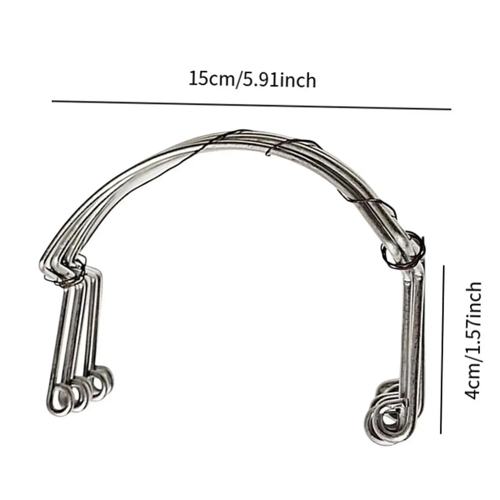 

6 Pieces Billiard Net Bag Fixators Pool Table Pockets Fixators Replacement Accessory Easy to Install Billiards Net Brackets
