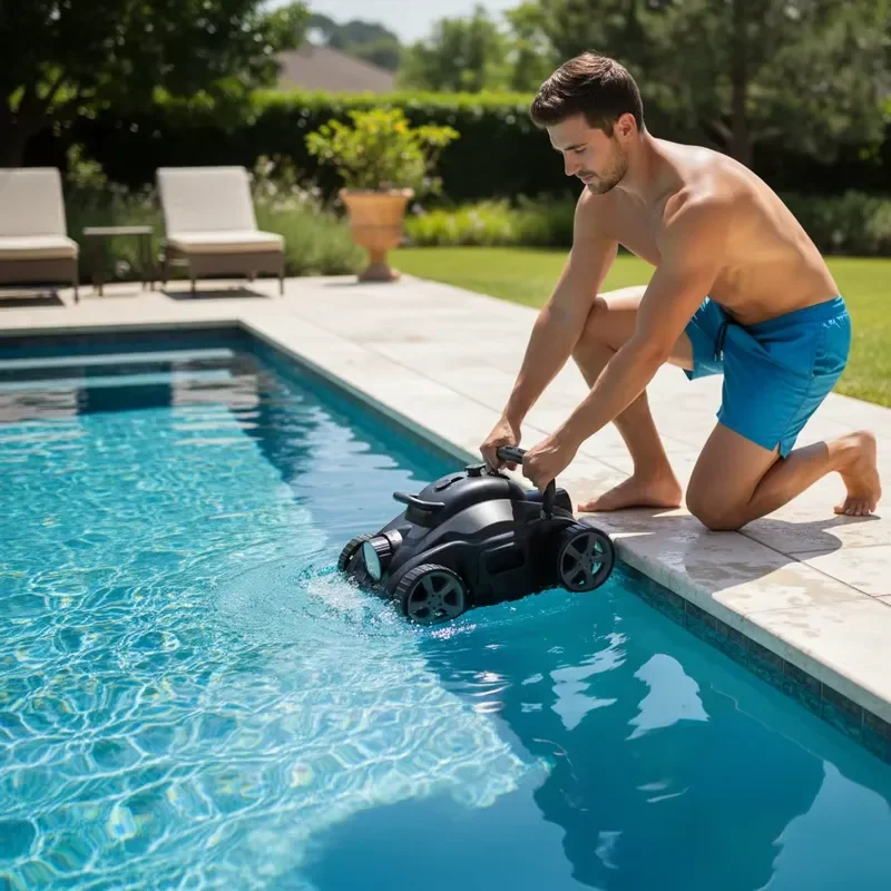 Smart Multifunctional Automatic Swimming Pool Robot Floor Cleaner Vacuum Robot
