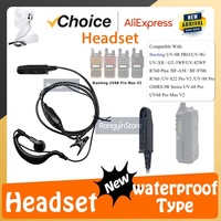 Waterproof Headsets For Baofeng UV-9R Plus UV68 Pro Max V2 UV-XR GT-3WP UV-98 Waterproof Walkie Talkie Earphone Radios Earpiece