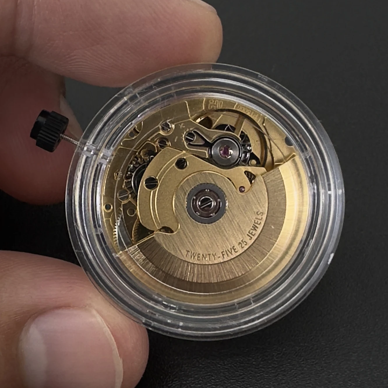 حركة ميكانيكية أوتوماتيكية أصلية H.K PT5000 نسخة ذهبية/فضية استنساخ علوي 2824-2 دقة عالية 25 جوهرة #6