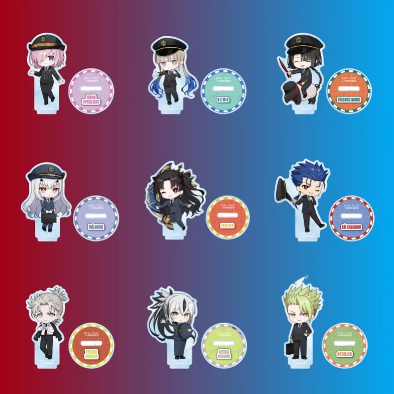 FateGrand Order ANIME 10CM An adorable acrylic Acrylic figure stand Cosplay Toy Birthday Gift Ornament keychain