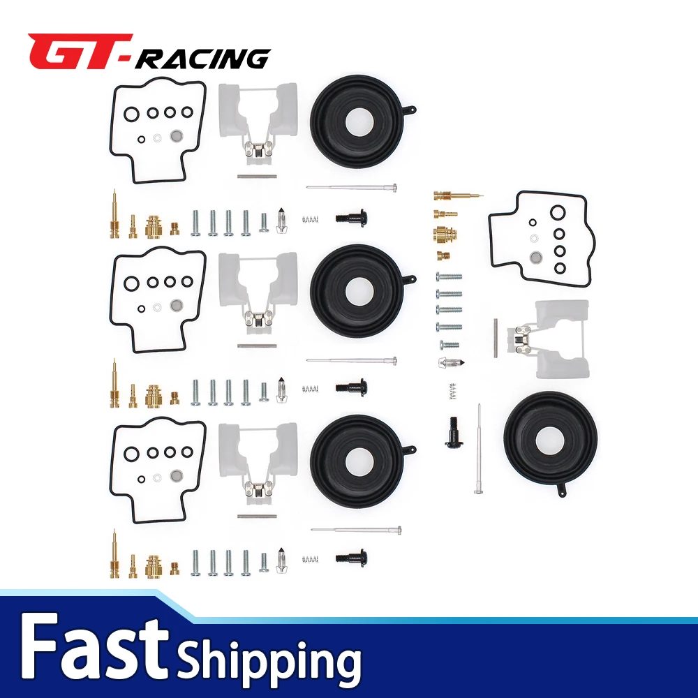 

4X FOR ZX750 1989-2003 Ninja ZX7 R Carburetor Rebuild Repair Kit Diaphragm Float