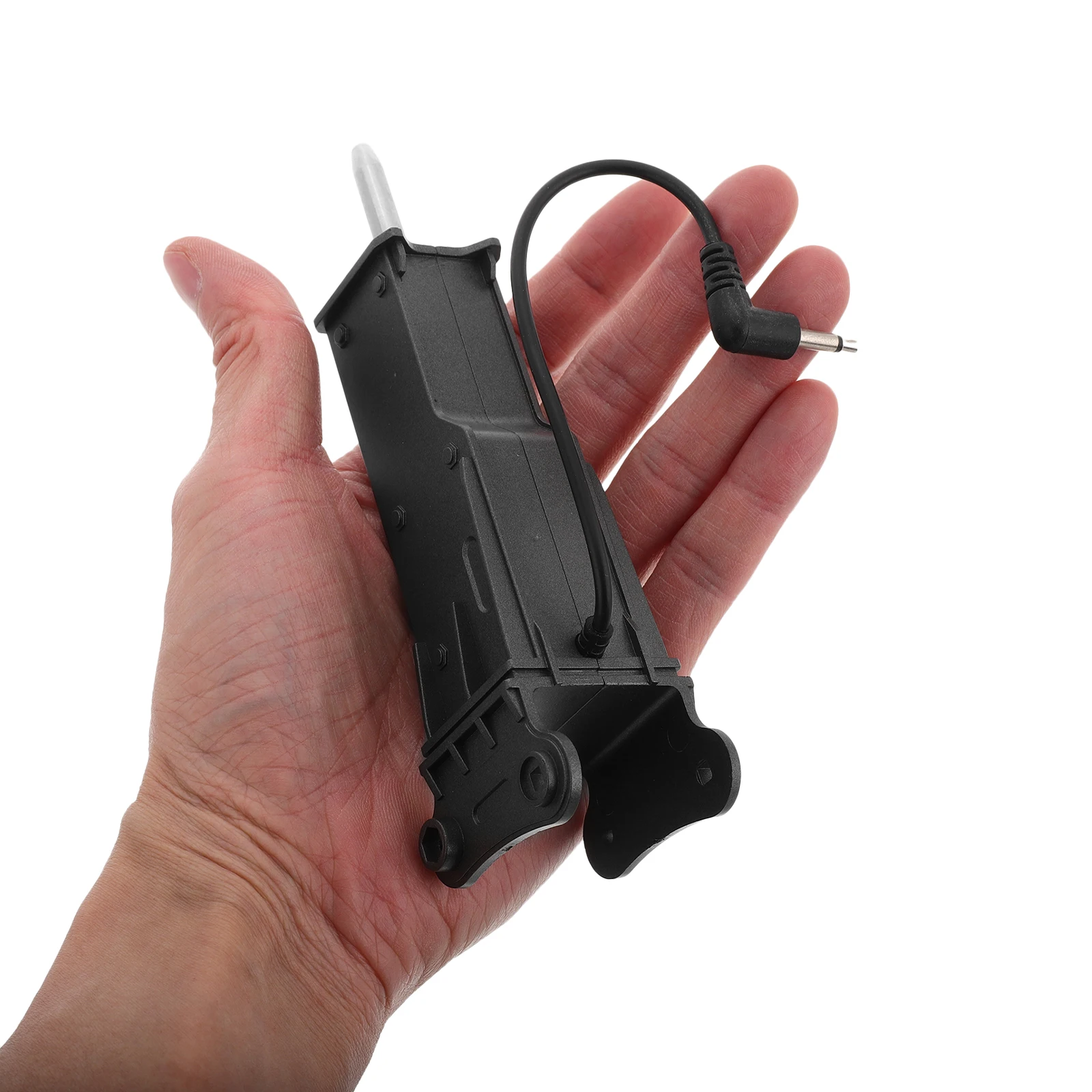 ملحقات قابض البناء المعدني، محرك كهربائي قوي للإمساك، شاحنة حفار رمل بلاستيكية، جهاز تحكم عن بعد RC للأولاد #2