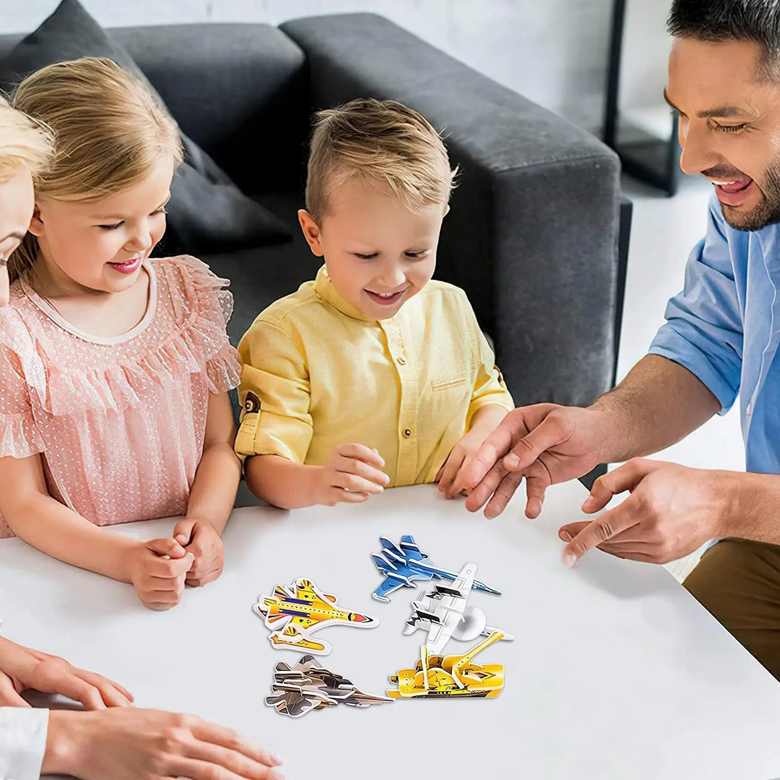 

Детский 3D-пазл из 25 элементов: развивающая игрушка-головоломка из бумаги для творчества, для класса, семьи и путешествий