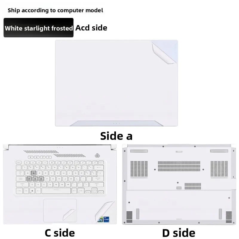 For ASUS Tianxuan 5/6 Pro Notebook Skin Sticker FA608/FX608 Shell Skin Protective Film FA401 FX516P Vinyl Cover decal