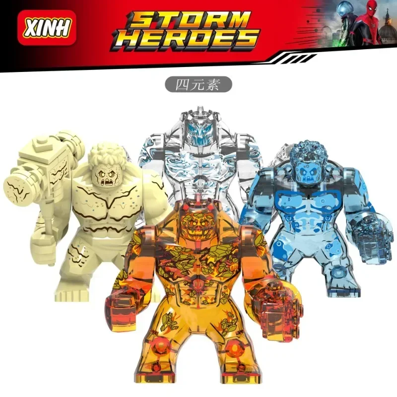 

Marvel Superhero Mini Building Block Dolls in Four Styles, Hulk Building Block Dolls, Children's Toys, Birthdays Christmas Gifts