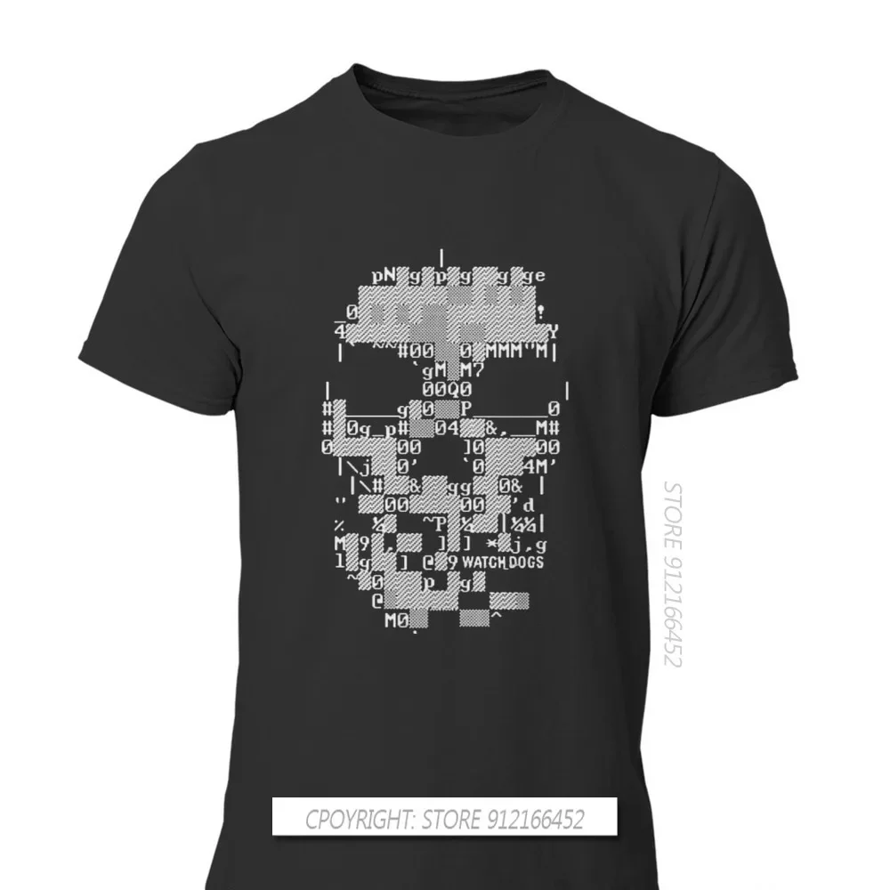 Dedsec Skull  Streetwear Watch Dog Legion Sabine Brandt Bagley Game Homme T-Shirts Pure Cotton Fashion Tee