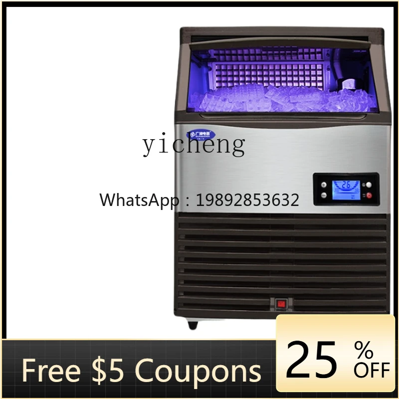 

ZK Ice Maker Commercial Size Full Foam Ice Cube Automatic Milk Tea Shop Ice Maker