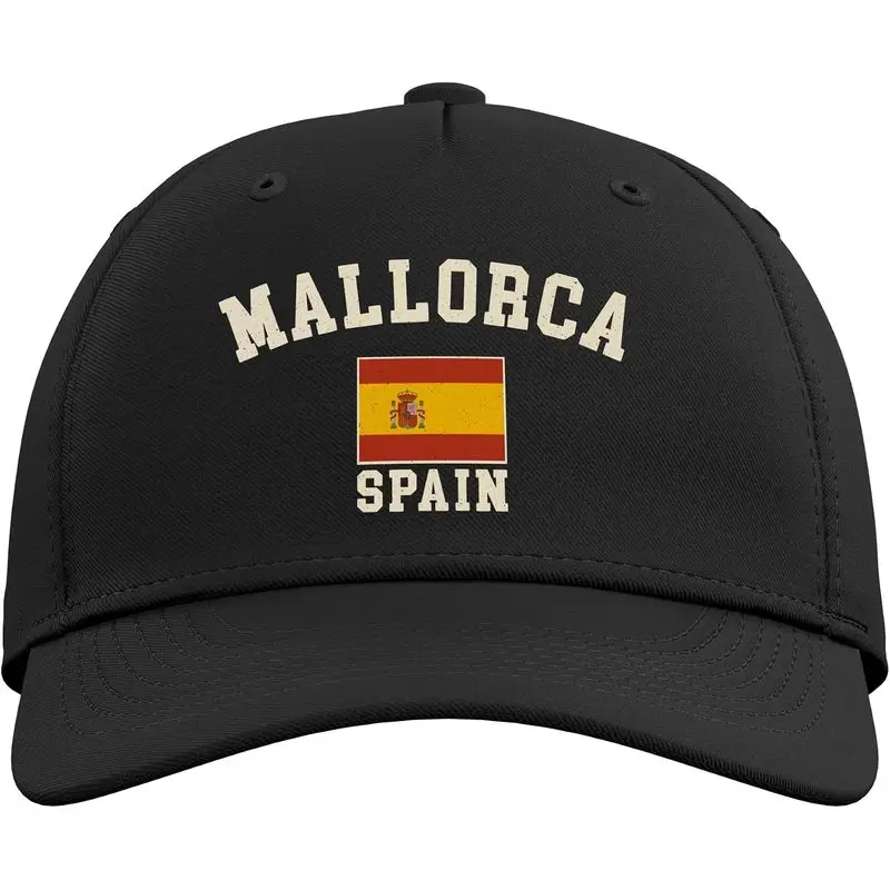 Vintage Mallorca Spain Spanish Flag España Souvenir Retro Adjustable Baseball Hat