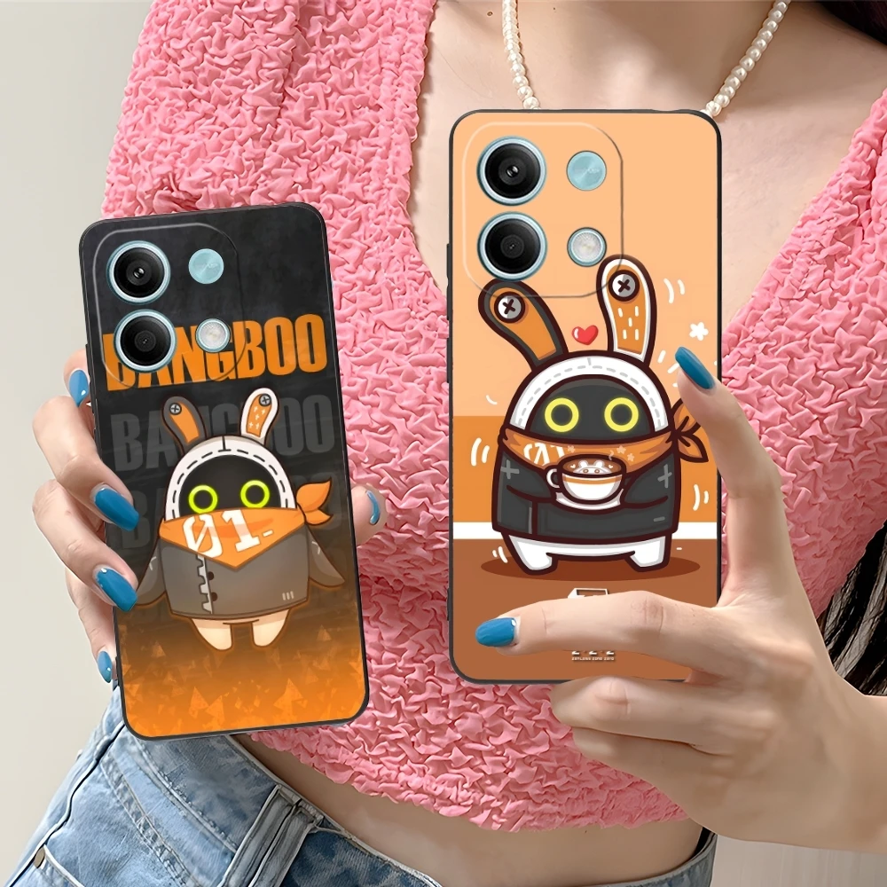 Zenless Zone Zero Bangboo Mobile Phone Case for Xiaomi Redmi Note 13 12 11 10 9 8 7 6 S A Pro Lite Plus 5G Black Cover Shell