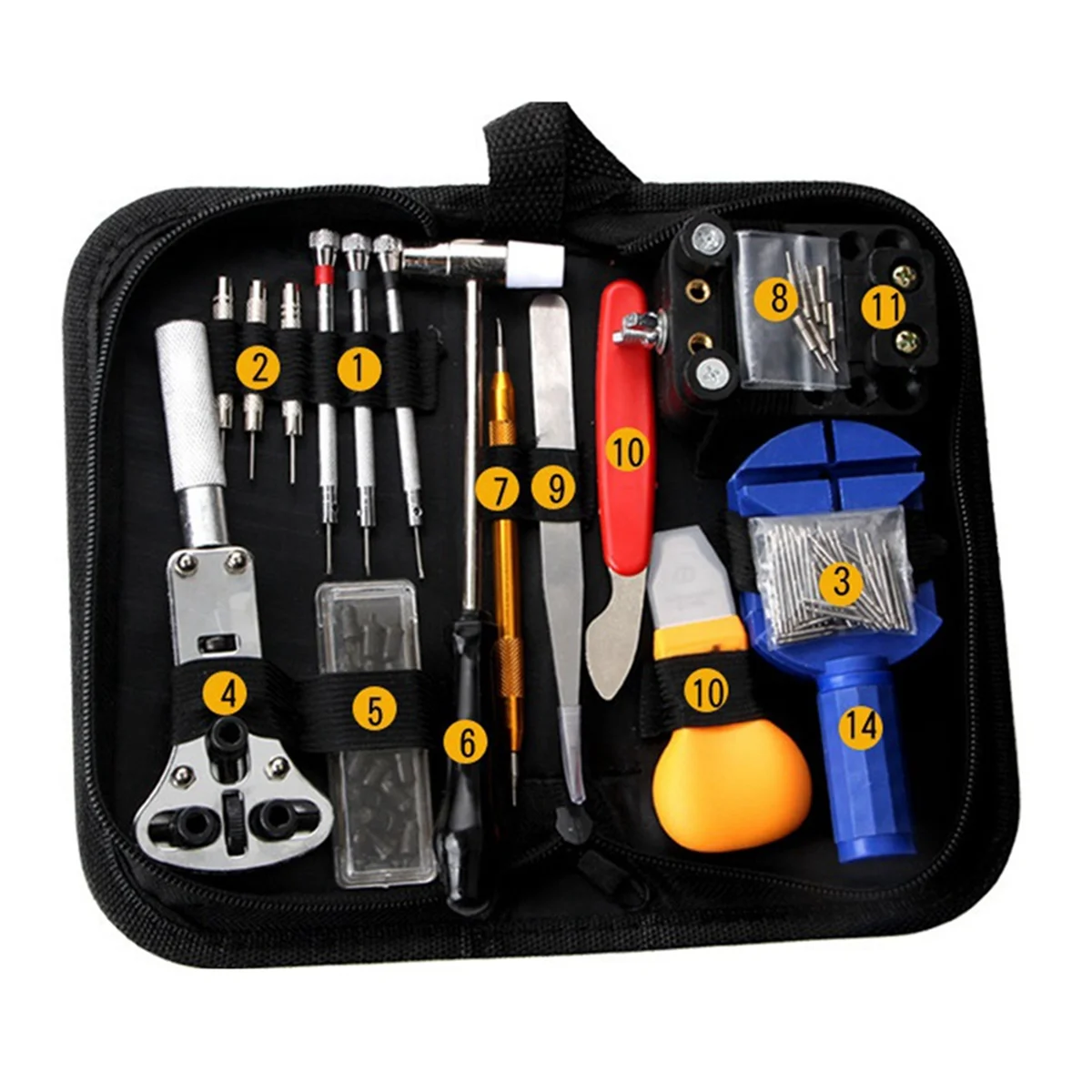 Shop Now Watch Repair Tool Watch Repair Kit 147-Piece Tool Set Watch Strap Opener Watch Repair Combination