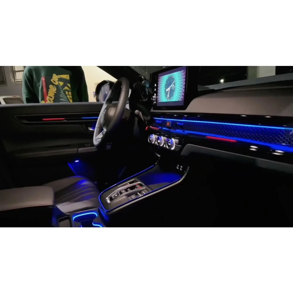 64 Colors Dynamic Ambient Light for Honda CRV CR-V 6th Gen 2023+ Interior Lighting Upgrade Accessories