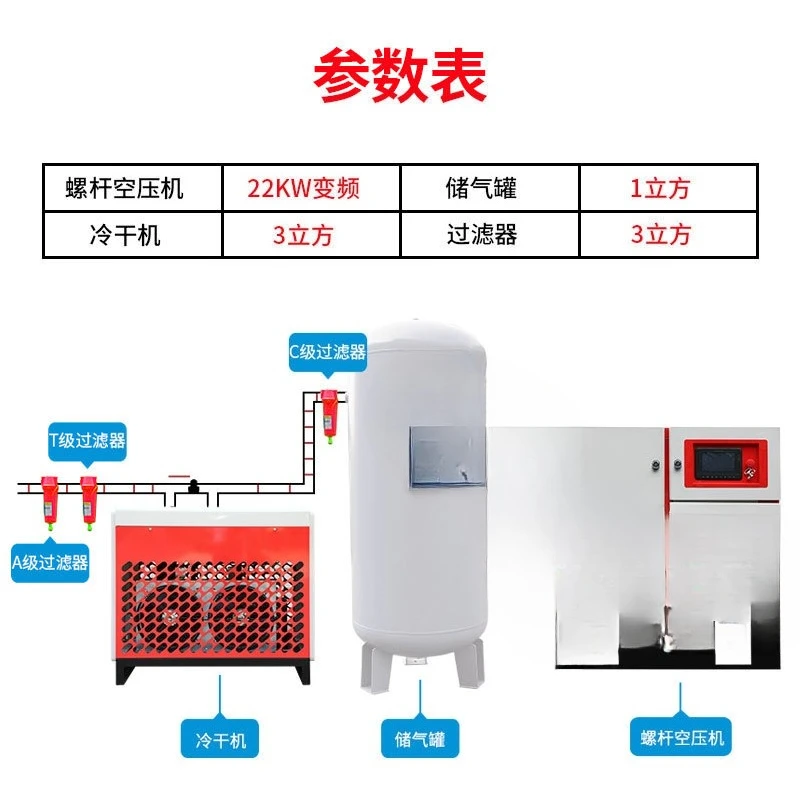 12/10 cubic 0.8Mpa air compressor
