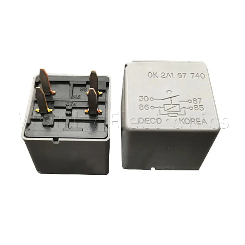 

Free shipping 10pcs/lot relay 12VDC 4PIN OK2A167740