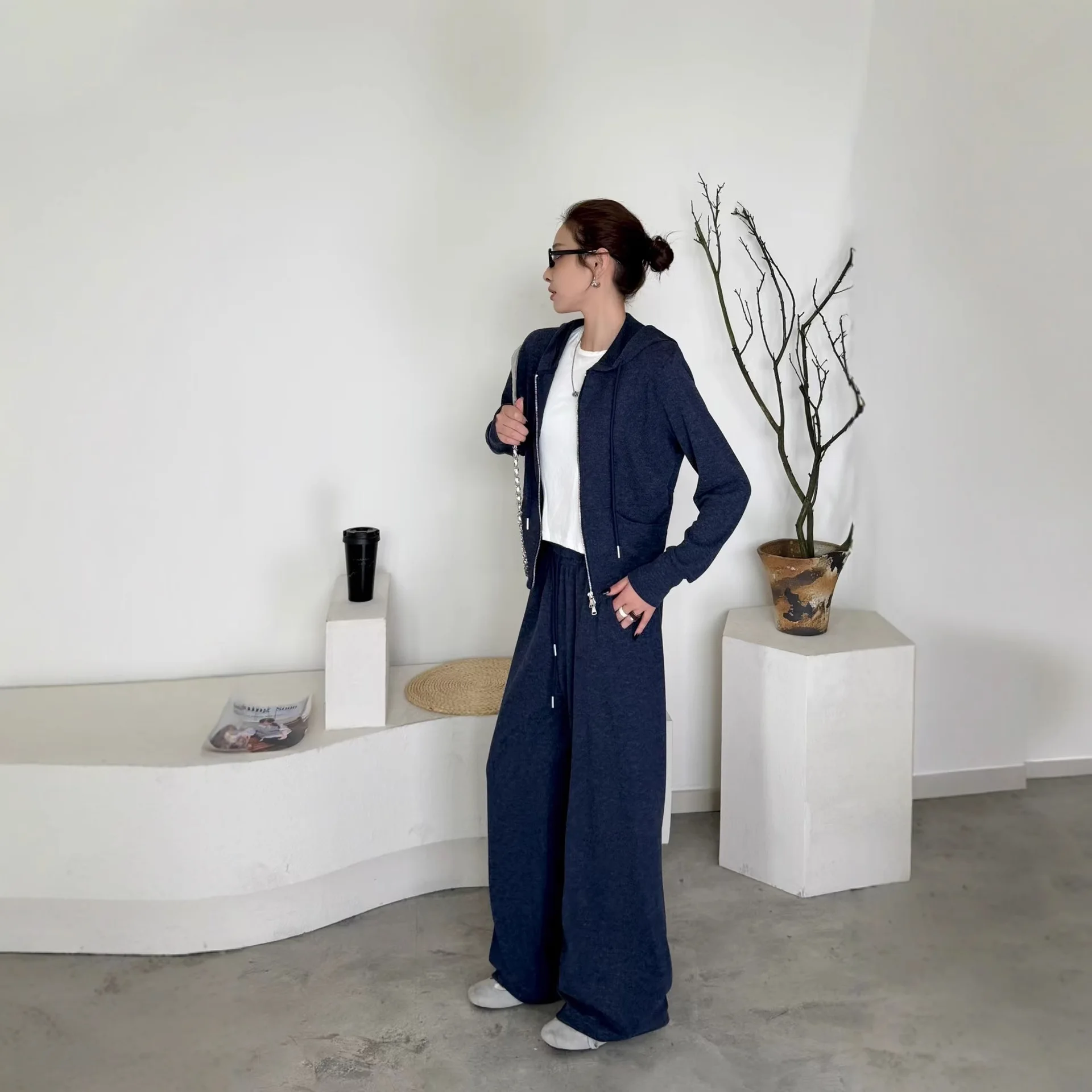 

2025 New Autumn Jacket Suit Leisure Sports Commuting Zipper Knitted