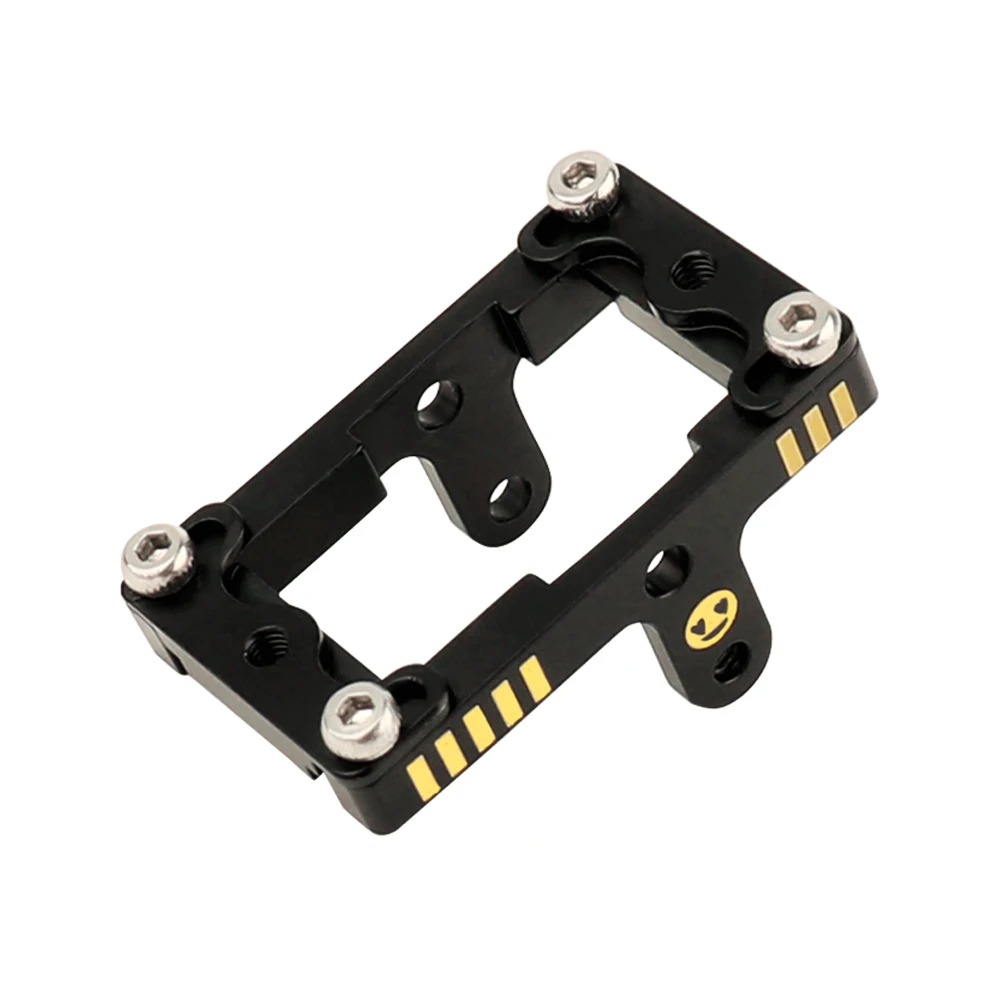 1pc TRX4-M Black Coating Brass Servo Mount for 1/18 RC Crawler Car TRX4M Metal Upgrade Parts Accessories