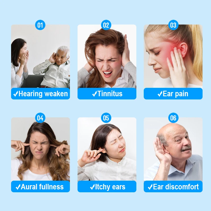 12pcs=1bag Soothing Tinnitus Patch Treating Tinnitus And Ear Pain Hearing Loss Hearing Impairment Acupoint Tinnitus Plaster W013