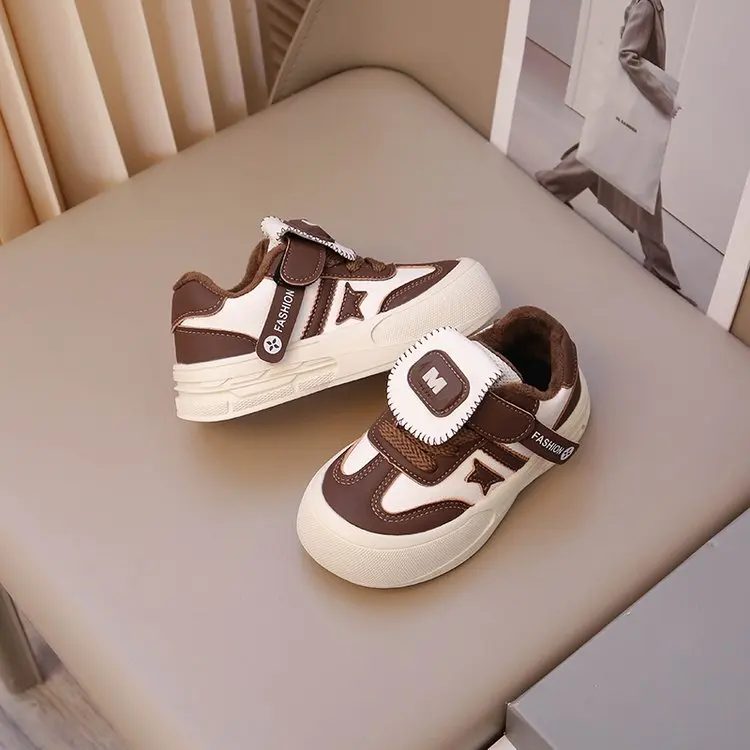 Chaussures Chaudes en Coton et Cachemire pour Bébé Garçon et Fille, Nouvelle Collection Hiver 2024