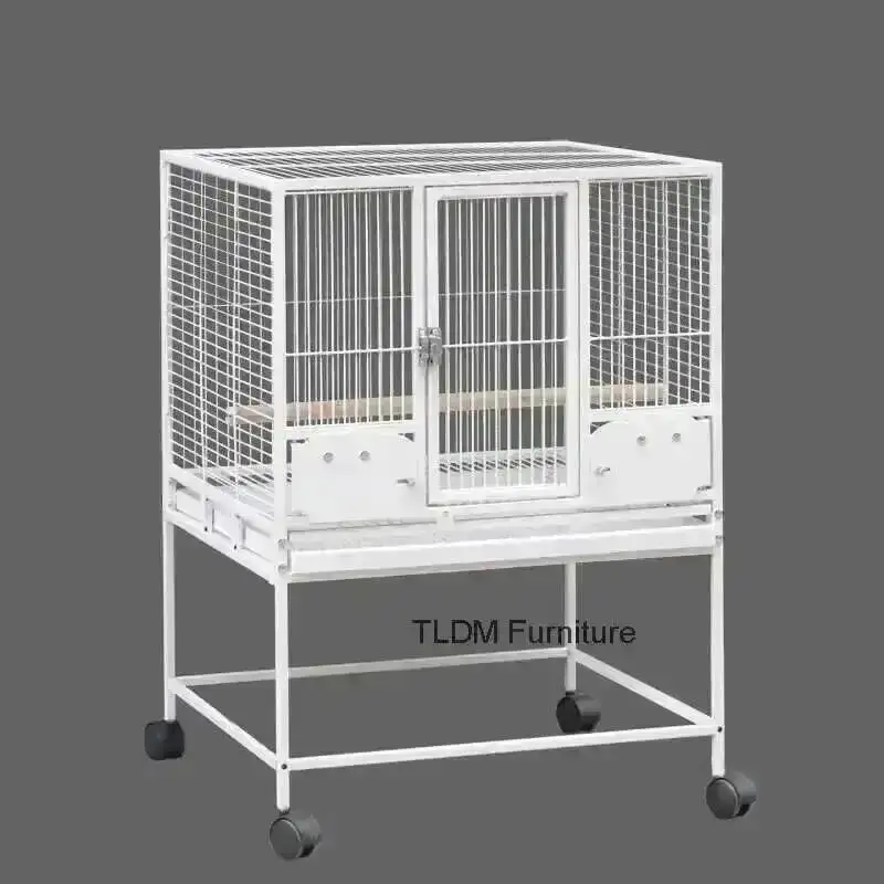 Jaulas de hierro, comedero para periquitos, caja de cría para aves al aire libre, jaula grande para pájaros, soporte para loros, cabana para aves al aire libre, productos para mascotas