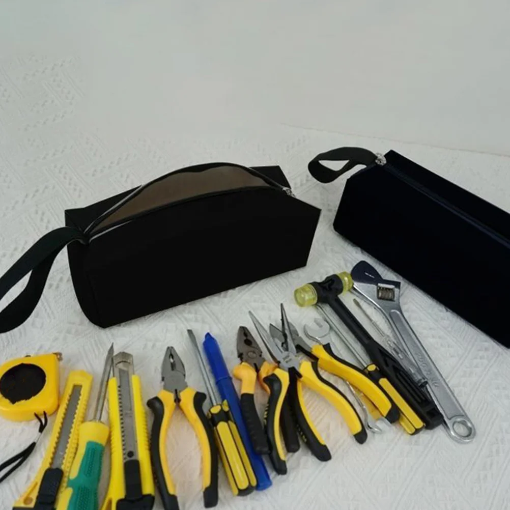 3 قطعة حقيبة أدوات مقاوم للماء أكسفورد القماش الحقيبة المنظم سعة كافية المحمولة متعددة الأغراض حقيبة التخزين لملحقات الأدوات