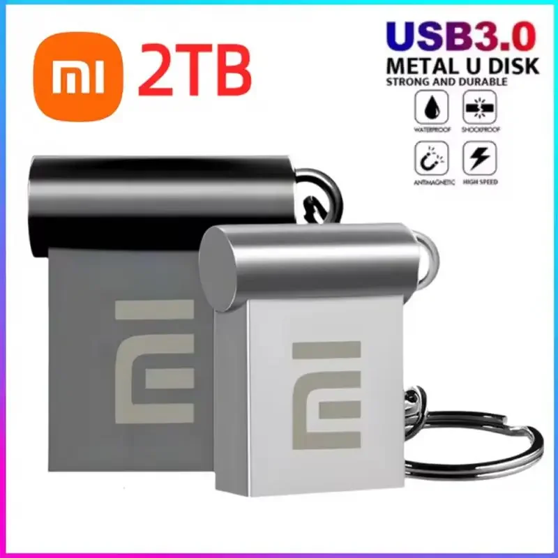 Xiaomi 2TB Original USB3.0 Flash Drives Metal High Speed TYPE-C Pendrive Real Capacity Memory Portable WaterProof U Stick For PC