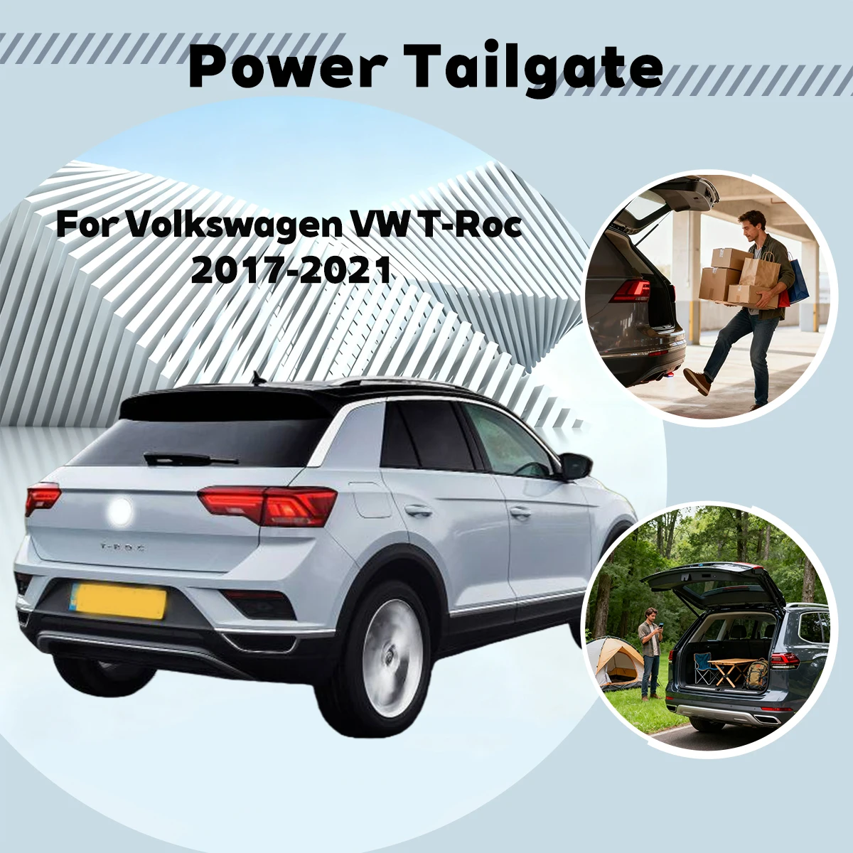 For Volkswagen VW T-Roc 2017-2021 Car Automatic Lifting Electric Tailgate Lock Module Closing System