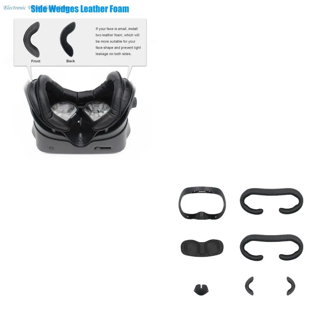 

Кожаный пенопластовый чехол для подушки для лица A3PD с гигиеническим быстросъемным и эргономичным легким уплотнением