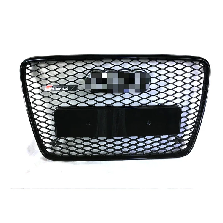 

High Performance Black ABS Car Front Bumper Grille Q7 Upgrade Refit to RSQ7 Grill for Audi RSQ7 2006 2007 2008 2009