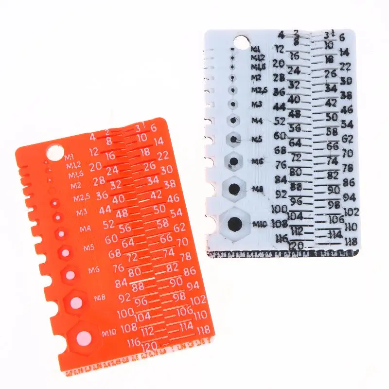 New M1-M10 Bolt & Screw Measuring Tool, Portable Workshop Gauge, Ideal Gift For Men, Handy Desk Helper
