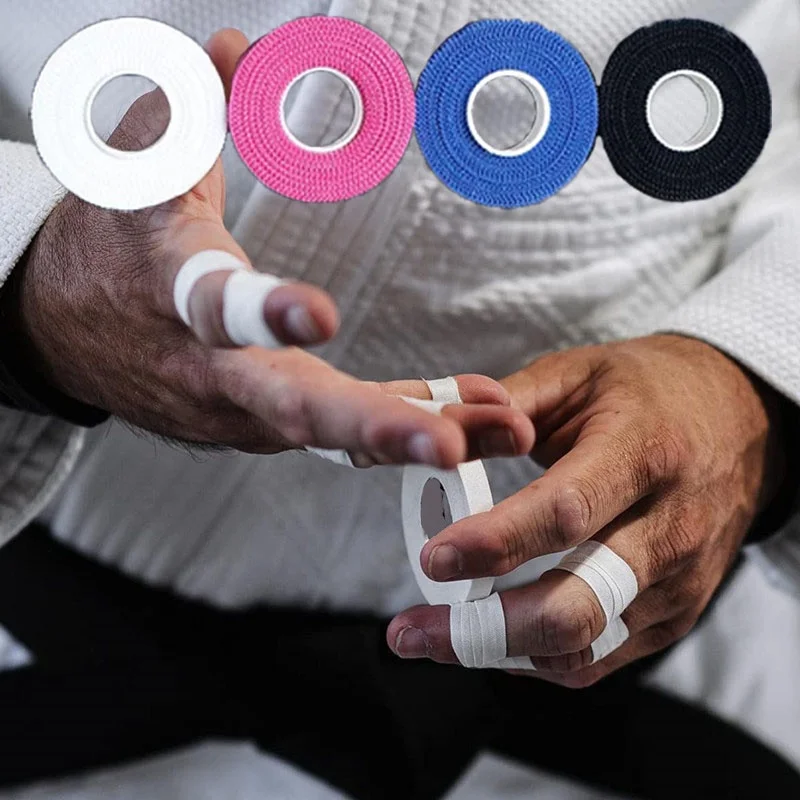 100Rolls 1cm * 10m Judo Rigid Bundle Protection Brazilian Black and White MMA Rock Climbing Jiu Jitsu Jiu Jitsu, Finger Tape