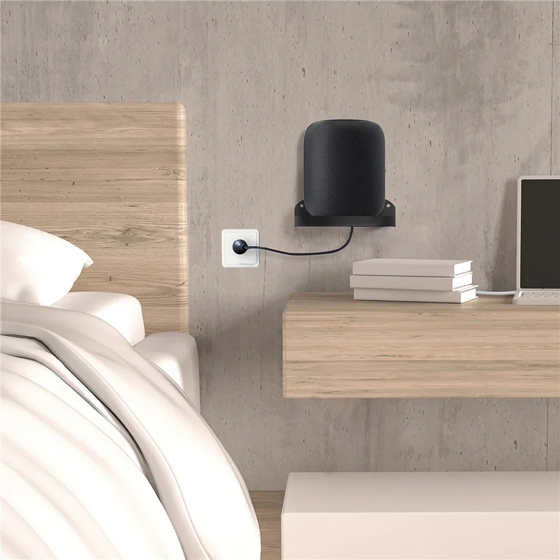 Wandgemonteerde audio-ondersteuning Bluetooth-luidsprekerhouder Klankkaststandaard Voorkom vallen voor Homepod