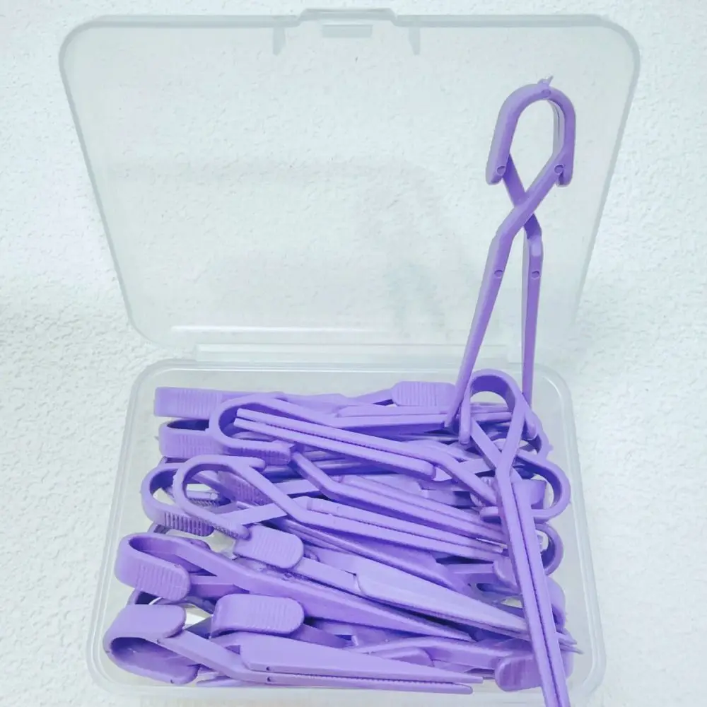 20 clips de protection anti-déversement pour vernis à ongles, réutilisables, croisés, pour nail art, confortables et portables