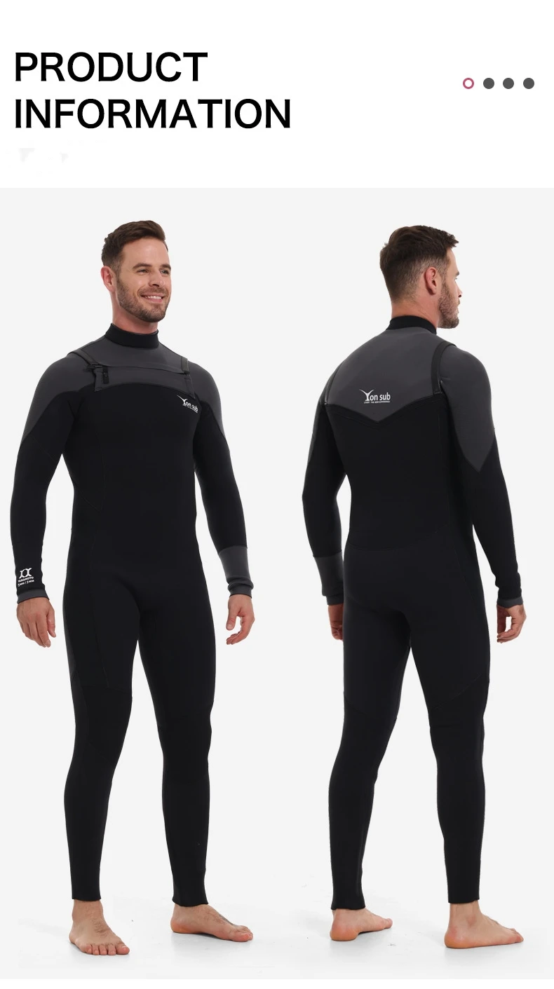 

3MM Neoprene UnderWater Hunting Keep Warm Back Zipper Swim Diving Suit Scuba Water Sports Snorkeling Kayaking Drifting WetSuit