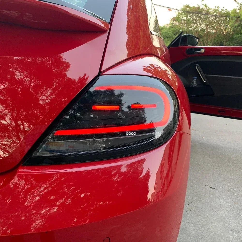 For VW Beetle 2013-2021 Auto Rear Back Lamps Assembly Upgrade LED Dynamic Turn Car Taillights Plug and Play Accessories