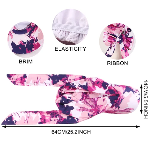 Imagen 2 del producto Nueva Gorra de Béisbol con Estampado Moderno para Mujer, Gorras Musulmanas con Visera, Pañuelos para la Cabeza Transpirables e Informales, Gorra Turbante