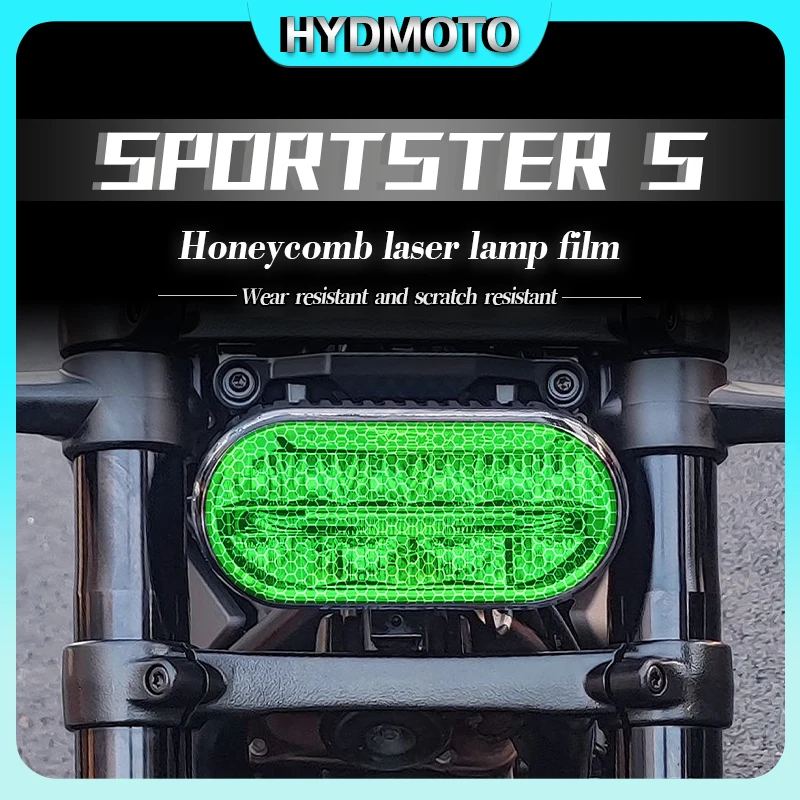 

For Harley Davidson Sportster S headlight film tail light film honeycomb laser light film protective film modified accessories