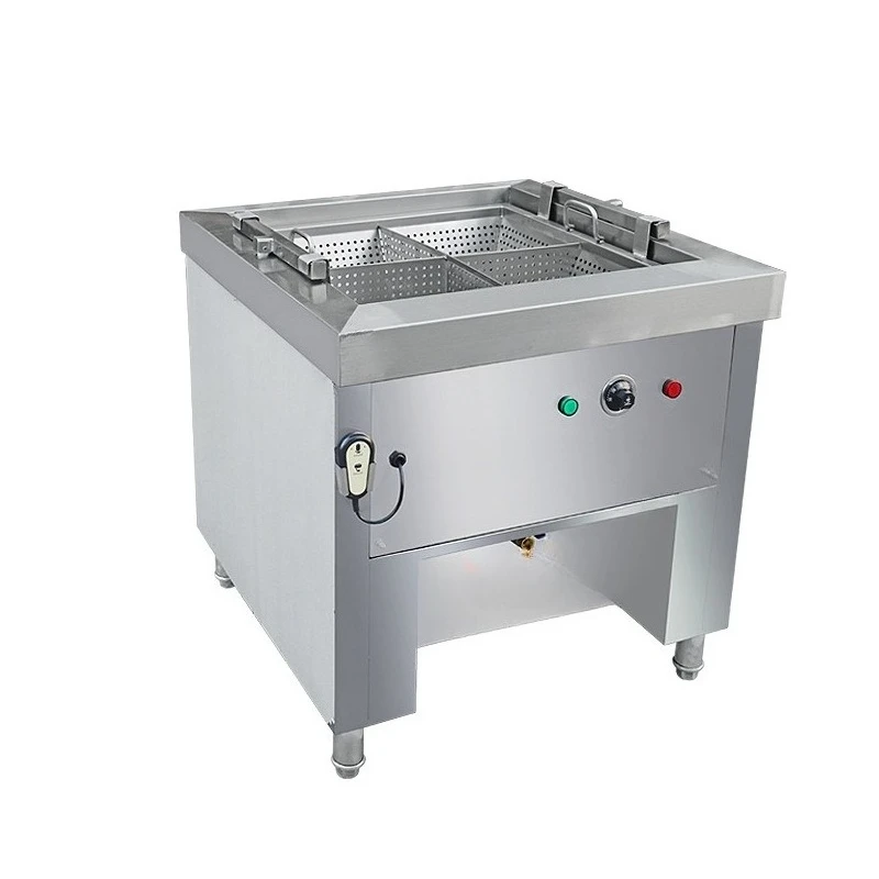 Automatic Lifting Fryer Precise Temperature Control Fryer Industrial Load-bearing Double Lifting Arm Fried Noodles