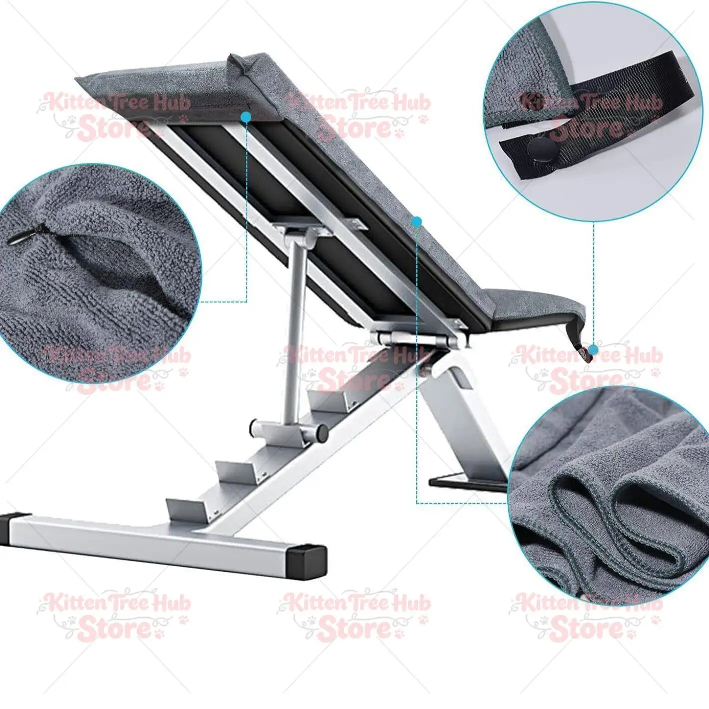 bench with microfiber sweat towel absorbent soft towel