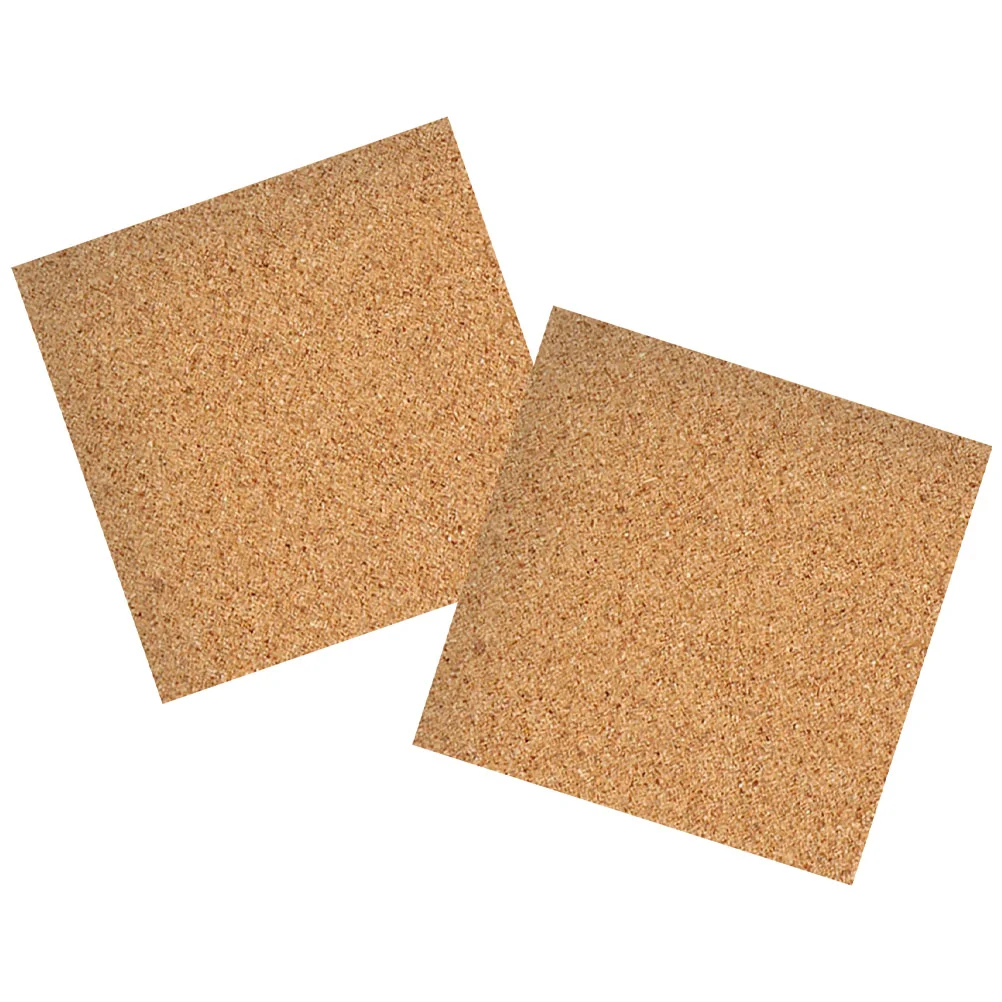 2 Pcs Elastic Cork Board Notice Craft Multifunction Wall-mounted Vision Supplies Boards for Walls Household Multi-function