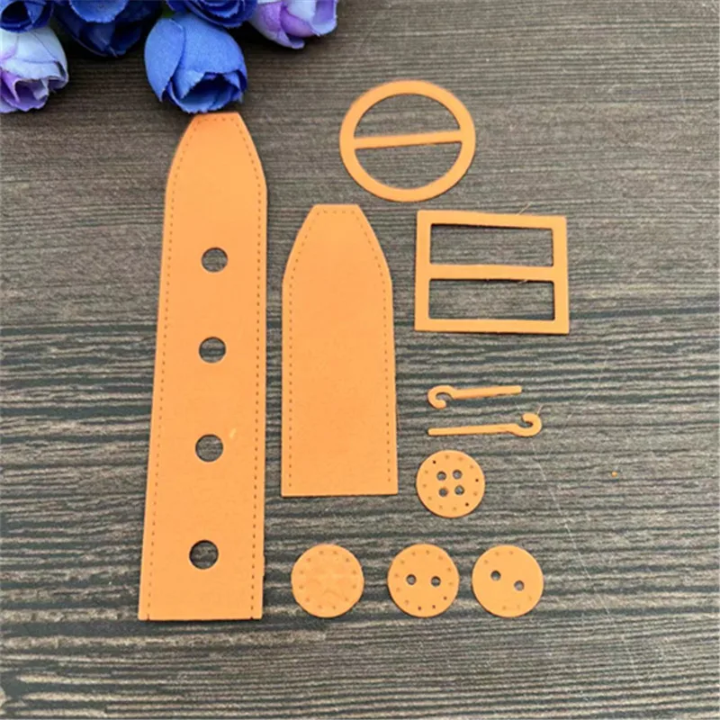 Belt and Buckle diy Metal Cutting Dies Stencils For DIY Scrapbooking Decorative Embossing Handcraft Template