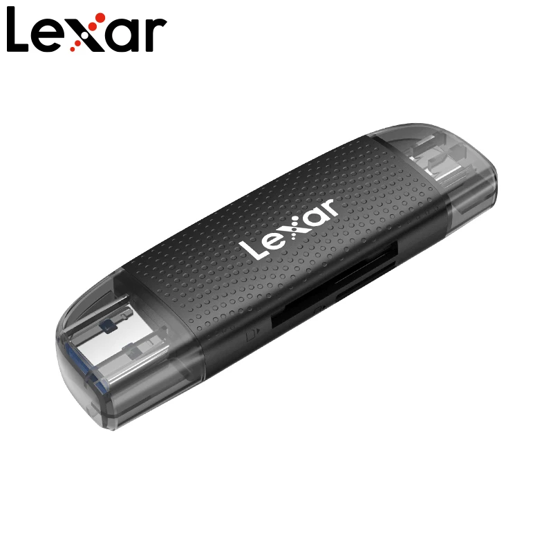 Lexar 2-in-1 Card Reader USB3.2 Type-C Dual Interface TF/SD Memory Card Dual-use Card Reader for Mobile Phones and Computers