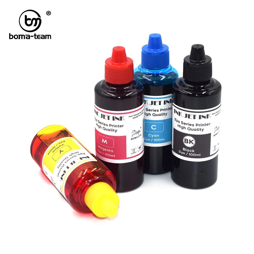 T603XL T603 603XL 212 212XL T212XL 100ML 4Pcs Refill Dye Ink For Epson XP-4105 XP-2100 XP-2105 XP-3100 XP-3105 XP-4100 Printers