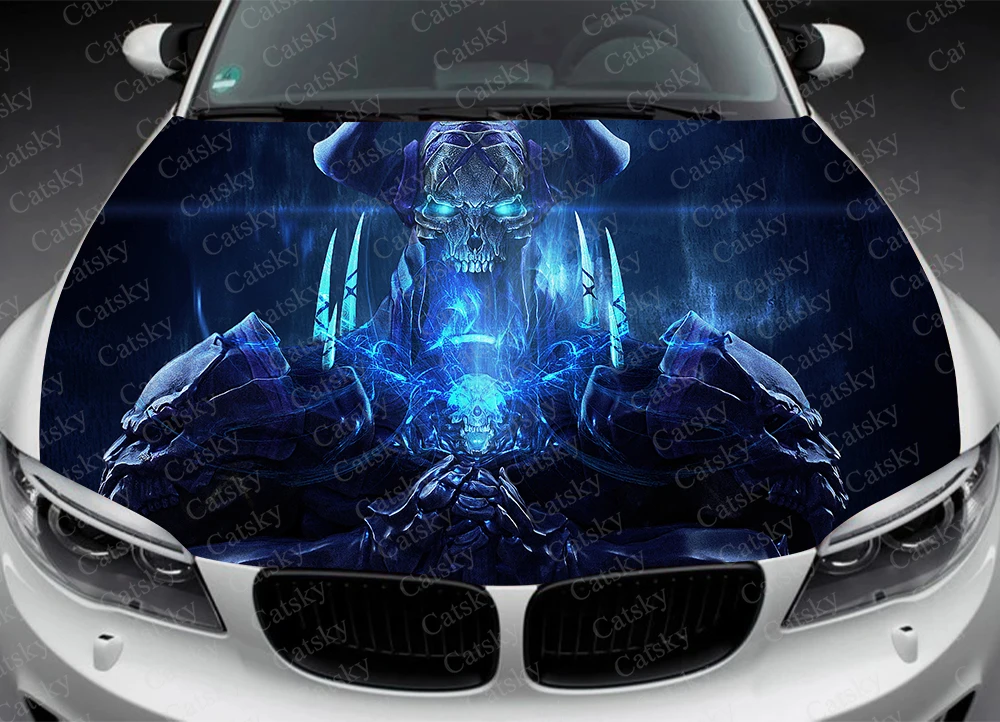White Dragon Car Hood Decal Car Decals Vinyl Sticker Graphic Wrap Decal White Dragon Truck Decal Truck Graphic Bonnet Decal Jeep
