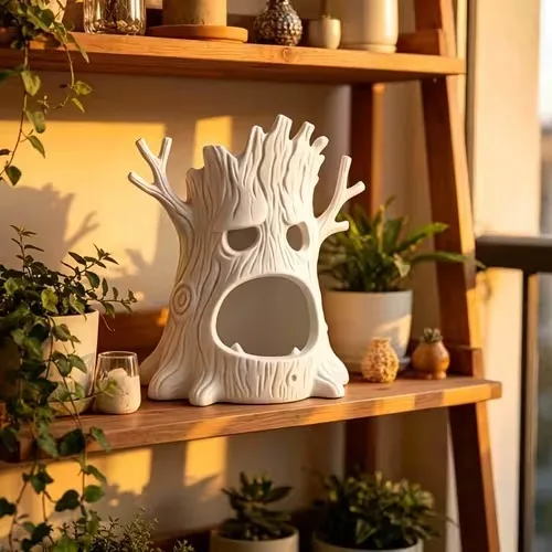 3D Printing Creative Tree Monster Candle Holder Cute and Funny Style Aromatherapy Candle Holder Halloween Decoration