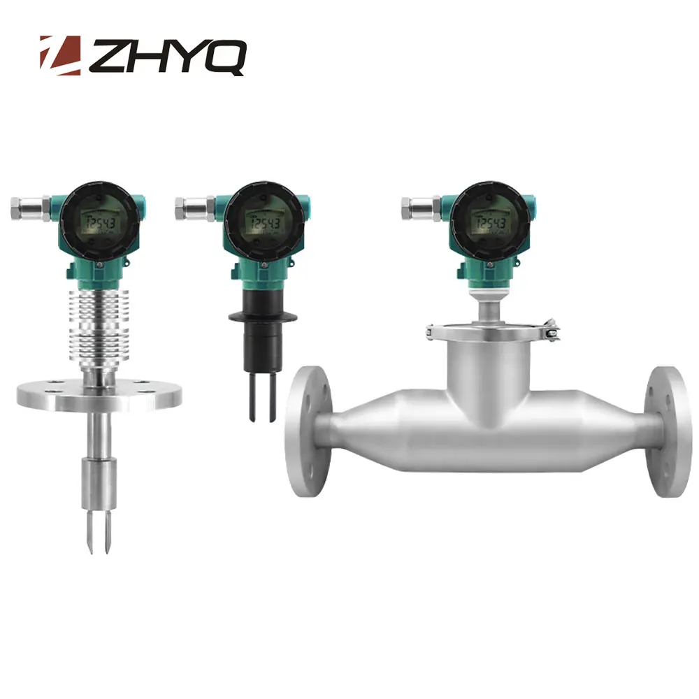 ZHYQ digital 4-20ma high accuracy industrial turning fork inline acid pulp density meter