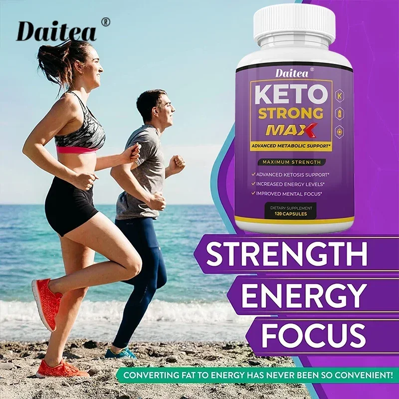 Daitea Keto Capsules - Digestion and Detoxification Support -Advanced Formula Boosts Metabolism,120 Capsules,Non-GMO,Gluten-Free